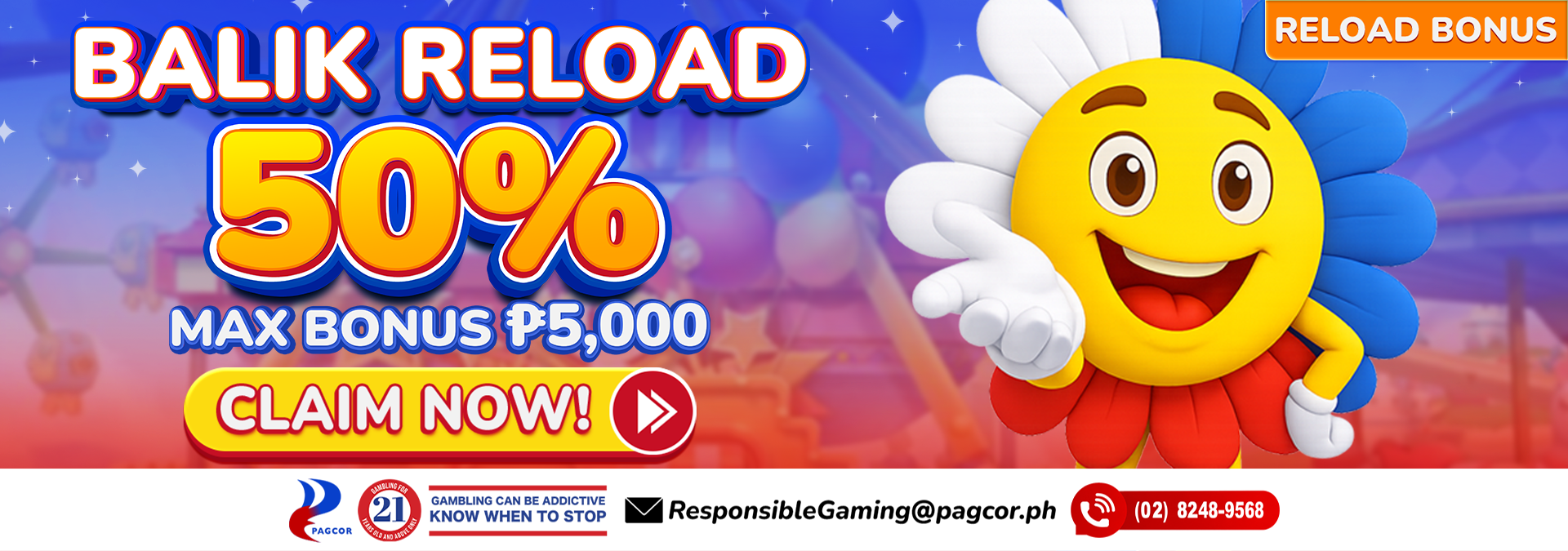 Balik Reload 50%