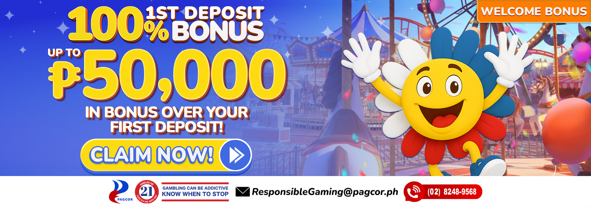 100% Welcome Bonus
