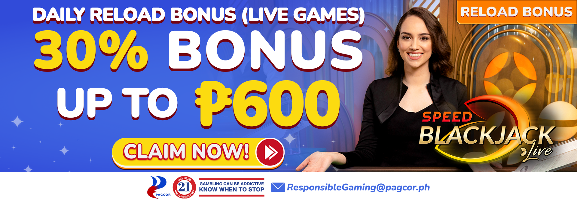 30% Daily Deposit (Live Games)