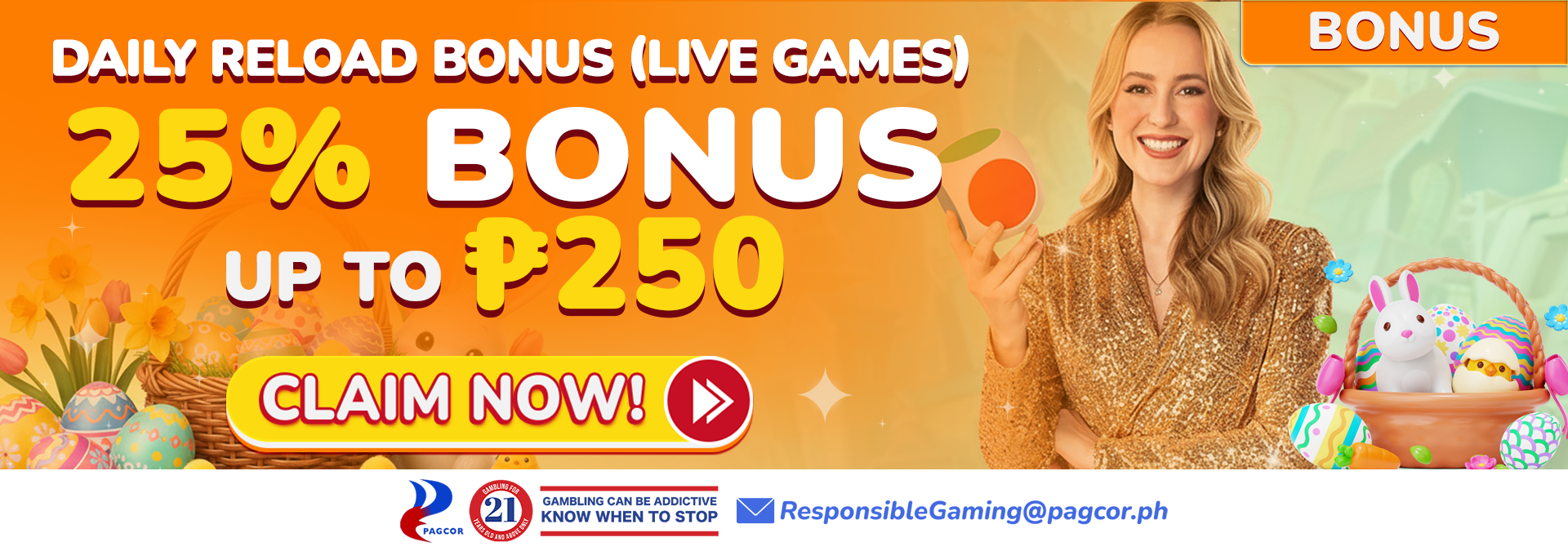 25% Daily Deposit (Live Games)