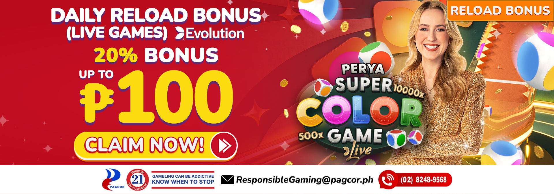 20% Daily Deposit (Live Games)